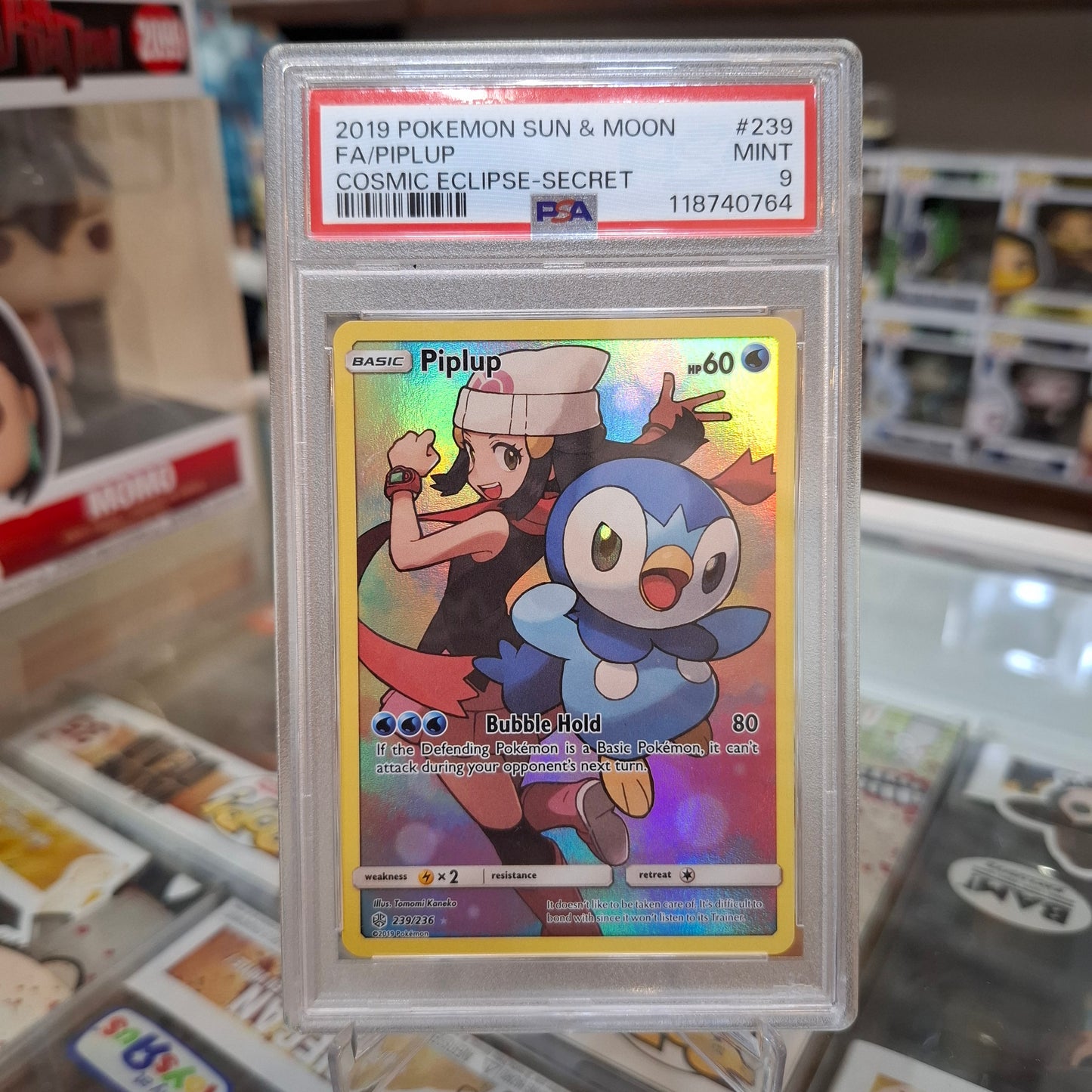 Pokemon TCG - FA Piplup [PSA 9]