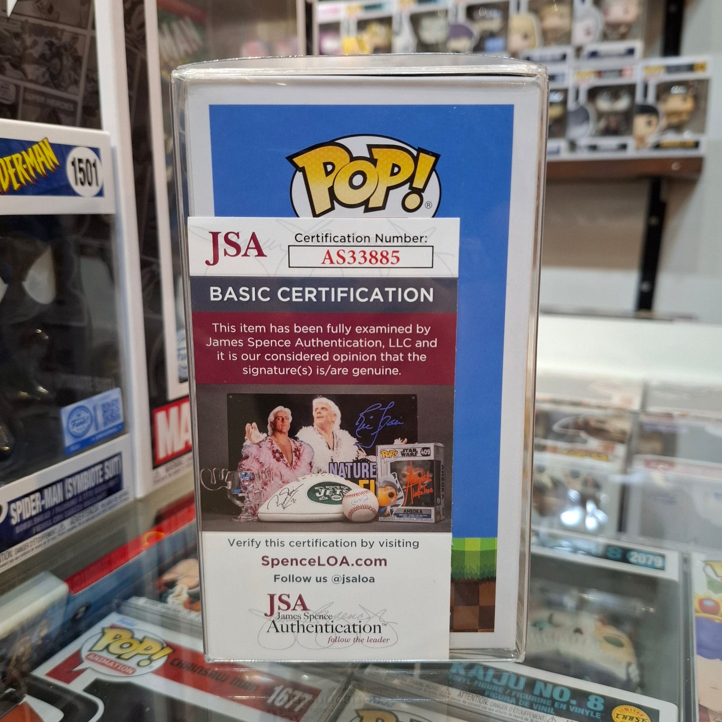 Sonic the Hedgehog - Tails Signed by Colleen O'Shaughnessey [Flocked Chase Exclusive] #978