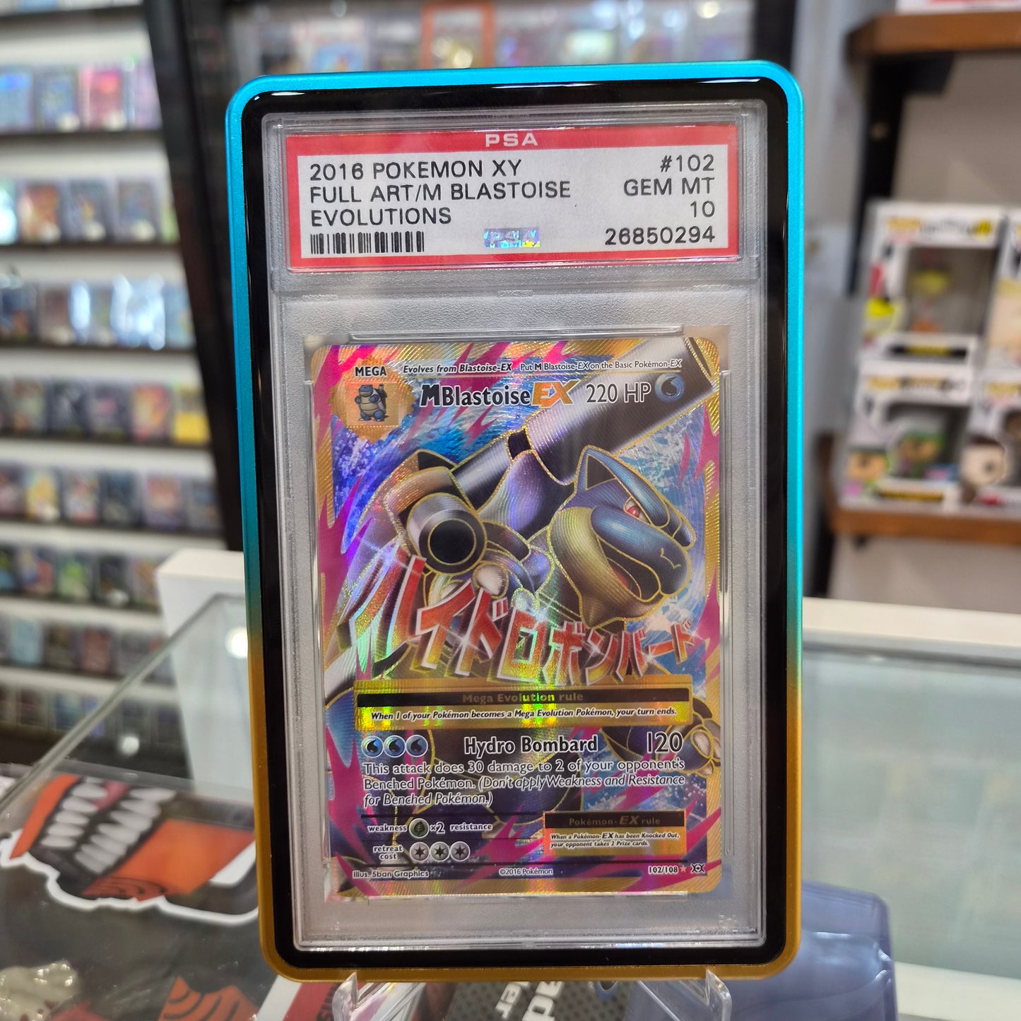 Pokemon TCG - 2016 M Blastoise EX [PSA 10]
