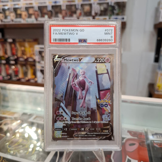 Pokemon TCG - Mewtwo V FA Pokemon Go [PSA 9]