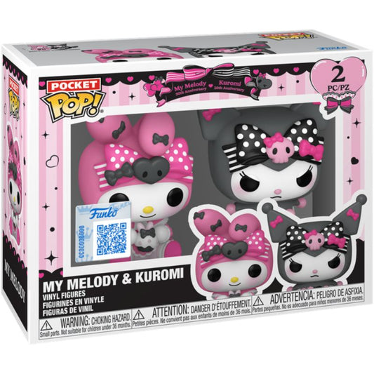 Hello Kitty & Friends - My Melody & Kuromi Key Chain (2 pcs)[Damaged Box]