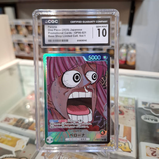 One Piece TCG - Perona Base Shop Limited Collection Vol 1 [CGC 10]
