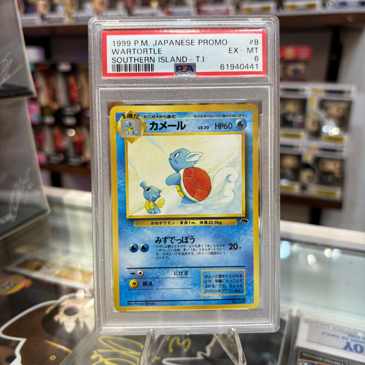 Pokemon TCG - 1999 Japanese Promo Southern Island Wartortle [PSA 6]