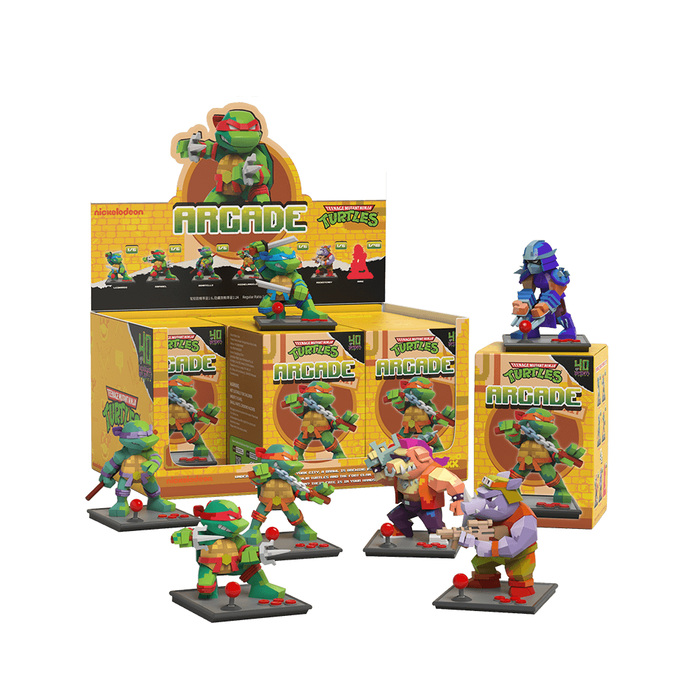 Mighty Jaxx - Arcade Teenage Mutant Ninja Turtles Blind Box [Set of 6]