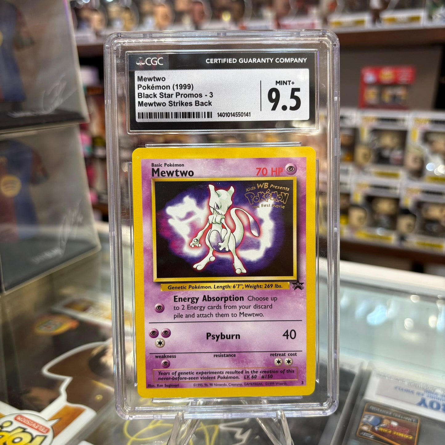 Pokemon TCG - 1999 Mewtwo Strikes Back Movie Promo [CGC 9.5]