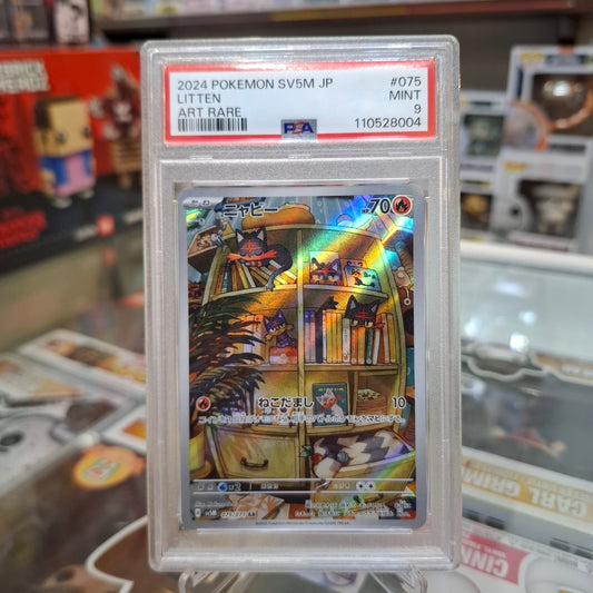 Pokemon TCG - Litten AR JP [PSA 9]