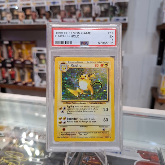 Pokemon TCG - 1999 Raichu Holo [PSA 5]