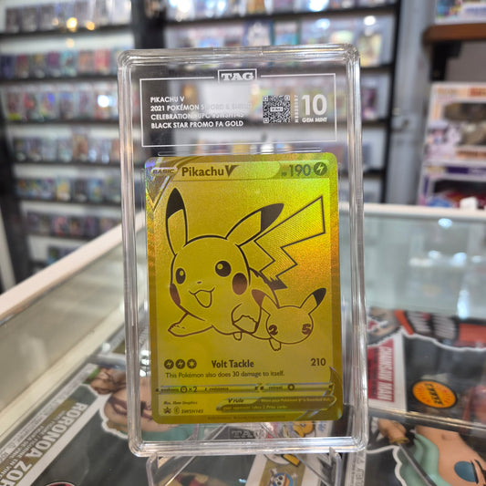Pokemon TCG - FA Gold Pikachu V 25th Anniversary [TAG 10]