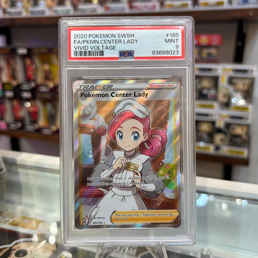 Pokemon TCG - 2020 Pokemon Center Lady FA [PSA 9]