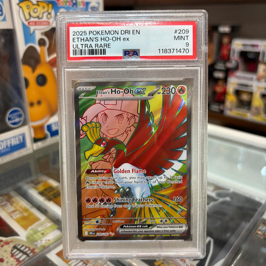 Pokemon TCG - Ethan's Ho-Oh EX [PSA 9]