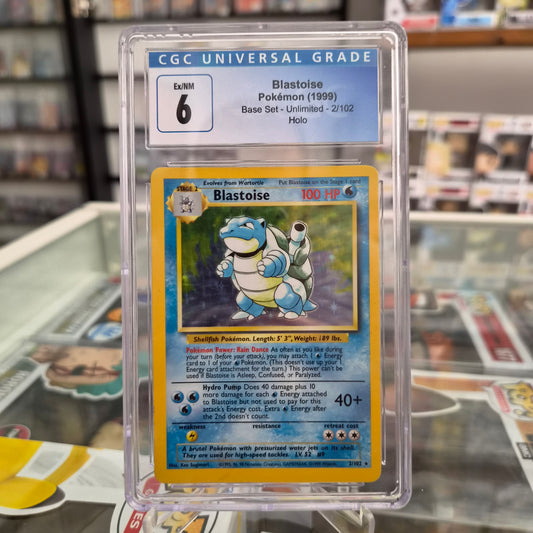 Pokemon TCG - 1999 Blastoise Holo Unlimited [CGC 6]