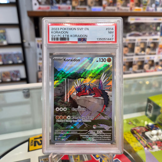 Pokemon TCG - Koraidon Pokemon Center Stamped Promo [PSA 7]