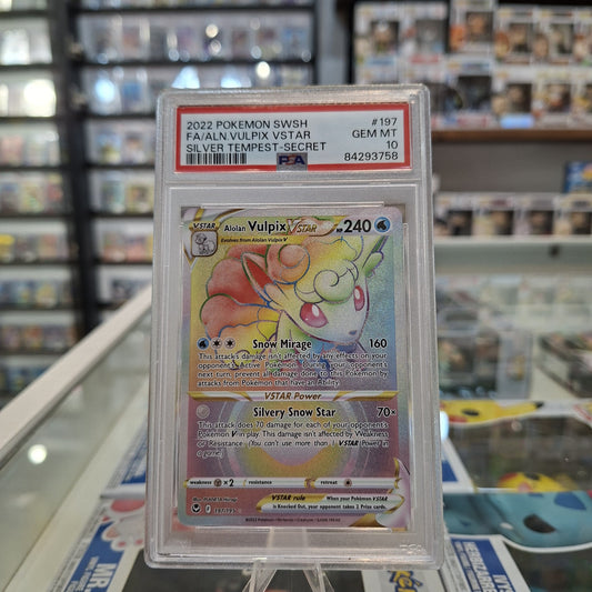 Pokemon TCG - 2022 Vulpix VSTAR Secret Rare [PSA 10]