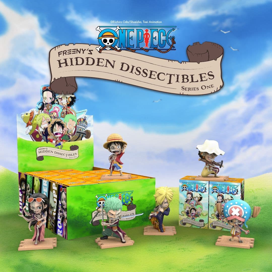 Mighty Jaxx -Freeny's Hidden Dissectibles: One Piece Blind Box [Set of 6]