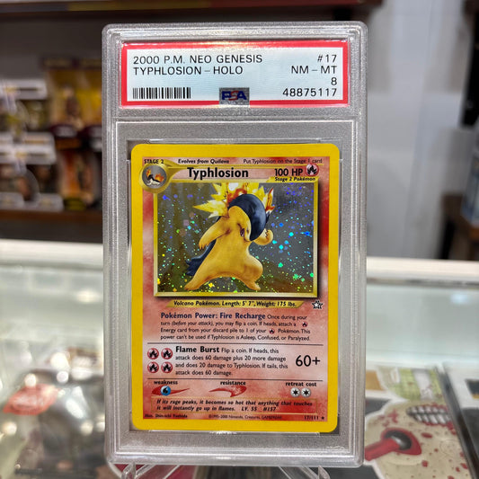 Pokemon TCG - 2000 Typhlosion Holo [PSA 8]