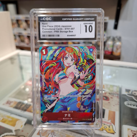 One Piece TCG - Nami PRB Storage Box Promo [CGC 10]