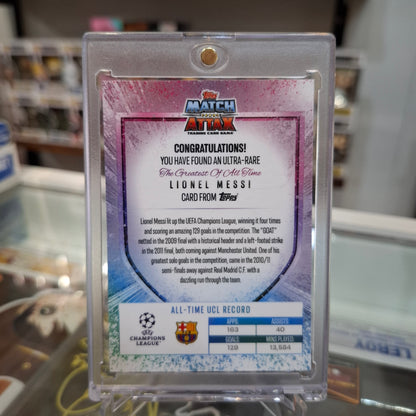 Topps Match Attax - The GOAT Ultra Rare Lionel Messi GOAT-LM