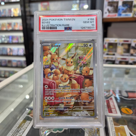 Pokemon TCG - 2024 Eevee Illustration Rare [PSA 10]