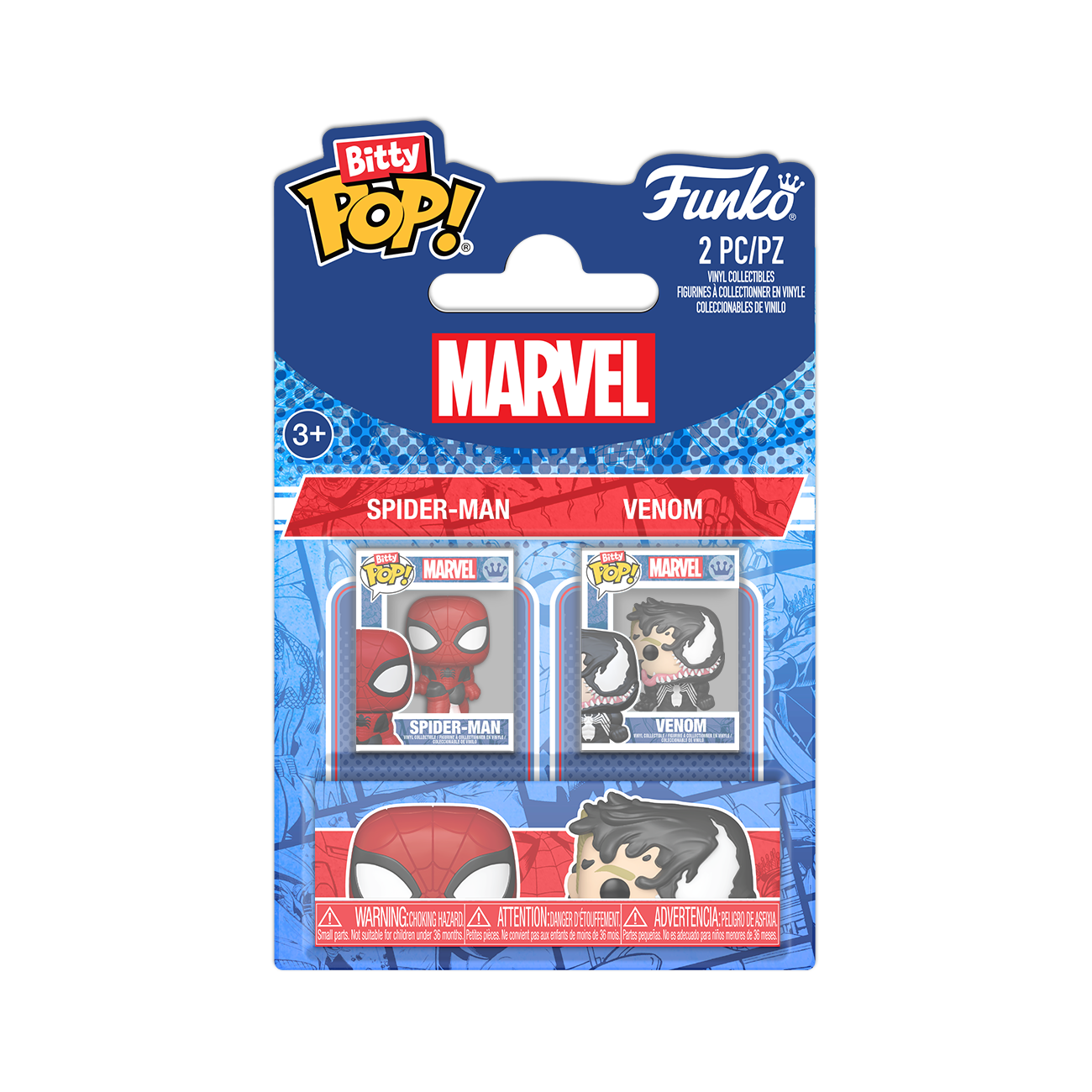 Marvel - Spiderman Bitty Pops [Spiderman/Venom]