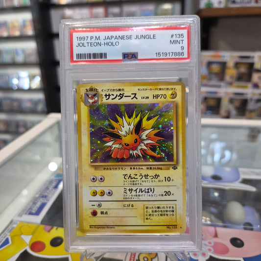 Pokemon TCG - 1997 Jolteon Jungle Holo JP [PSA 9]