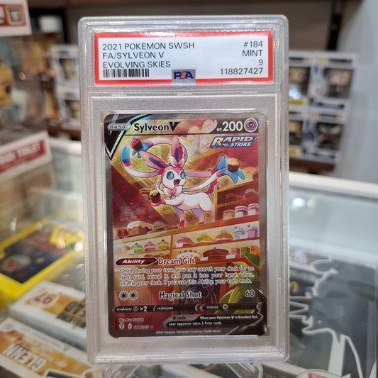 Pokemon TCG - FA Sylveon V [PSA 9]
