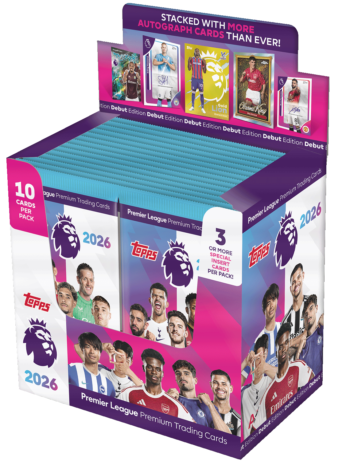 Topps Premier League 2026 - Debut Edition - Full Box