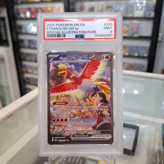 Pokemon TCG - Ethan's Ho-Oh EX SIR [PSA 9]