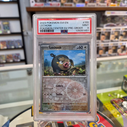 Pokemon TCG - Lechonk Pokemon Center Exclusive Promo [PSA 9]