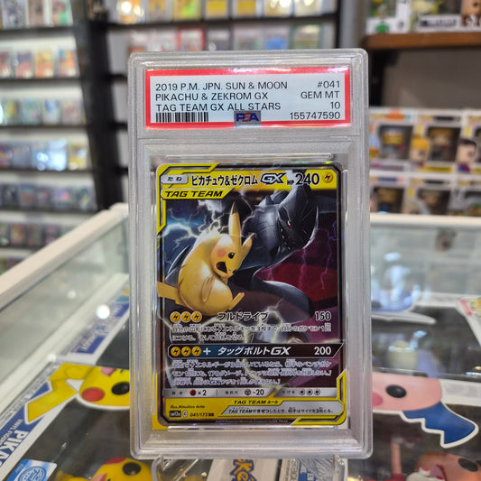Pokemon TCG - 2019 Pikachu & Zekrom GX Tag Team JP [PSA 10]