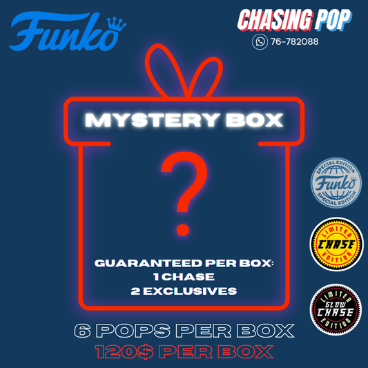 Funko Mystery Box! [6 Pops! With 2 Exclusives and 1 Chase Guaranteed!