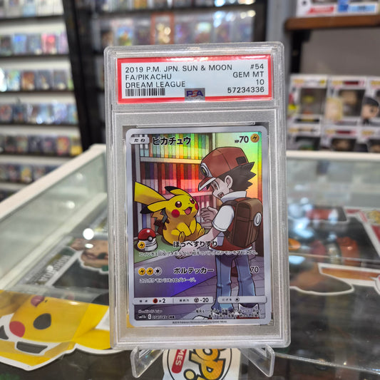 Pokemon TCG - 2019 FA Pikachu Dream League [PSA 10]