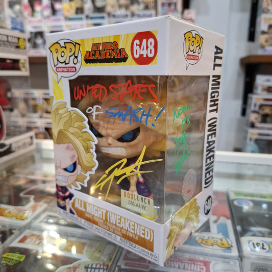 My Hero Academia - All Might [Signed by Chris Sabat with COA] #648