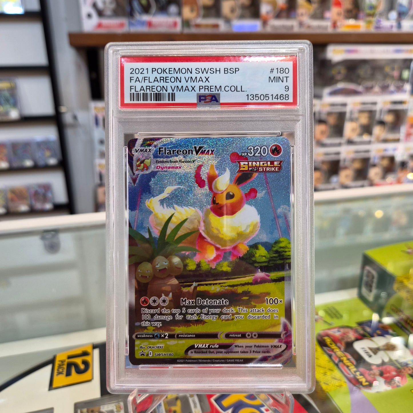 Pokemon TCG - FA Flareon VMAX Promo [PSA 9]