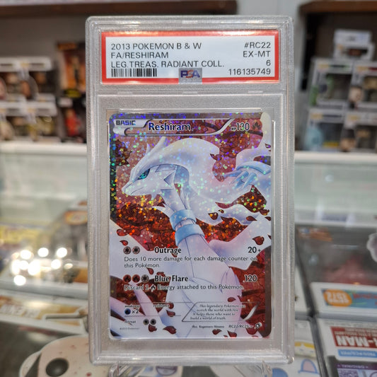 Pokemon TCG - FA Reshiram Radiant Collection [PSA 6]