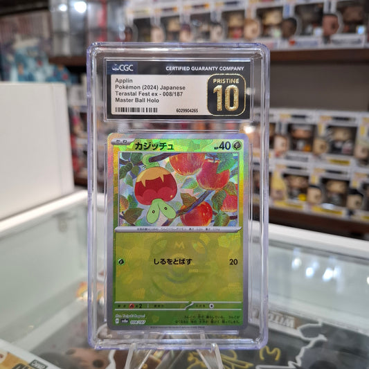 Pokemon TCG - Masterball Applin Holo [CGC Pristine 10]
