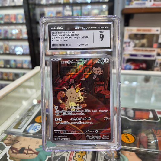 Pokemon TCG - Rocket's Meowth JP [CGC 9]