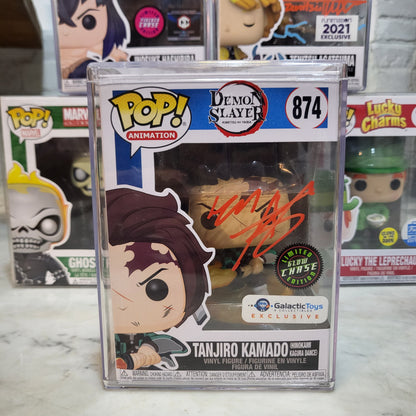 Demon Slayer - Tanjiro Kamado [Glow Chase Galactic Toys Exclusive Signed by Zach Aguilar JSA] #874