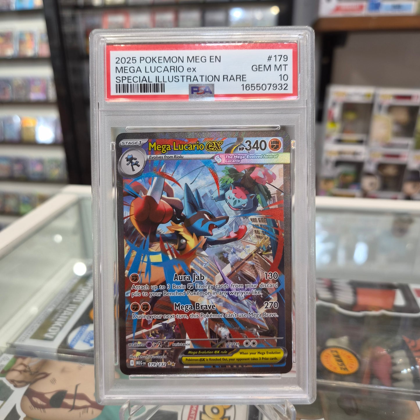 Pokemon TCG - Mega Lucario Ex SIR [PSA 10]