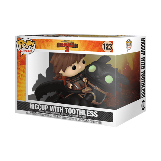 [ONLINE EXCLUSIVE] How to Train Your Dragon - Hiccup with Toothless [POP Rides Deluxe]
