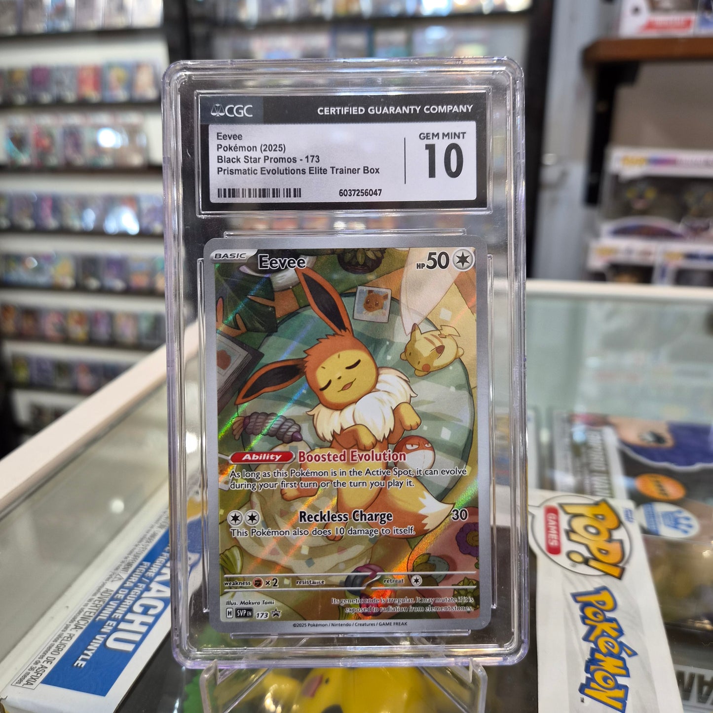 Pokemon TCG - Eevee Prismatic Evolutions Promo [CGC 10]