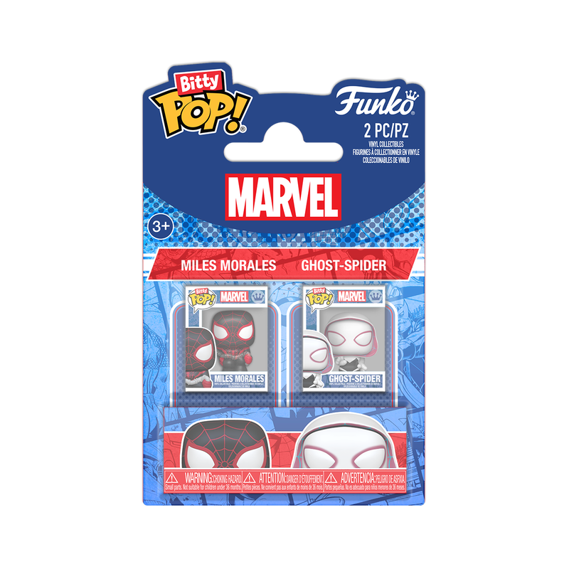 Marvel - Spiderman Bitty Pops [Miles Morales/Ghost-Spider]