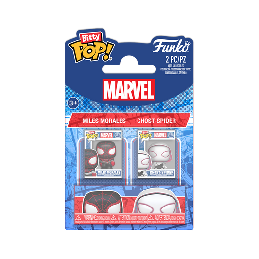 Marvel - Spiderman Bitty Pops [Miles Morales/Ghost-Spider]