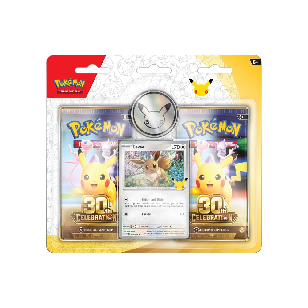 Pokemon TCG - 30th Anniversary Celebration 2 Packs Blister