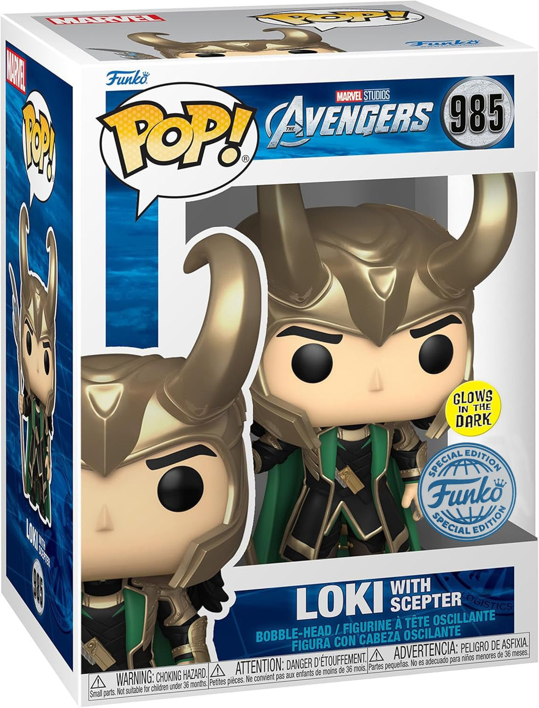 Avengers - Loki with Scepter [GITD] #985