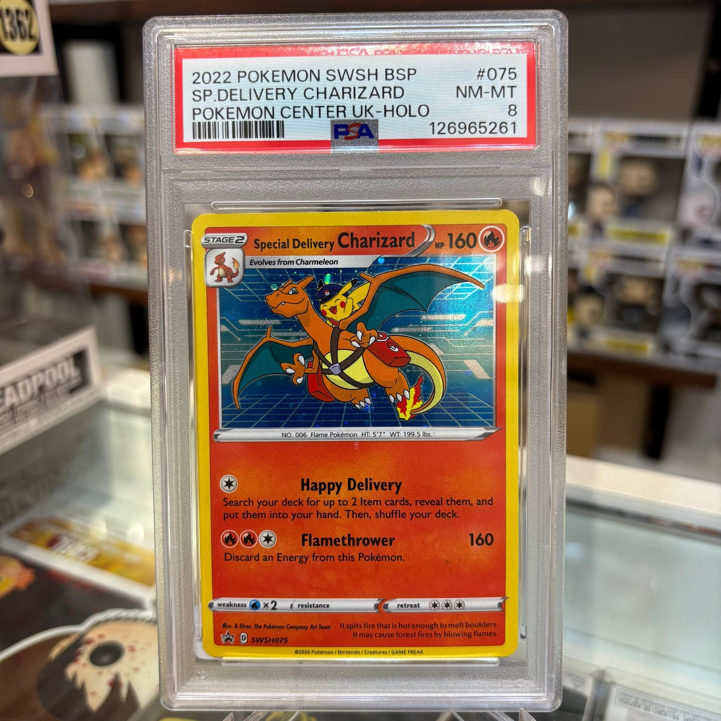 Pokemon TCG - Special Delivery Charizard [PSA 8]