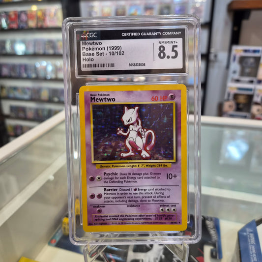 Pokemon TCG - 1999 Mewtwo Holo [CGC 8.5]