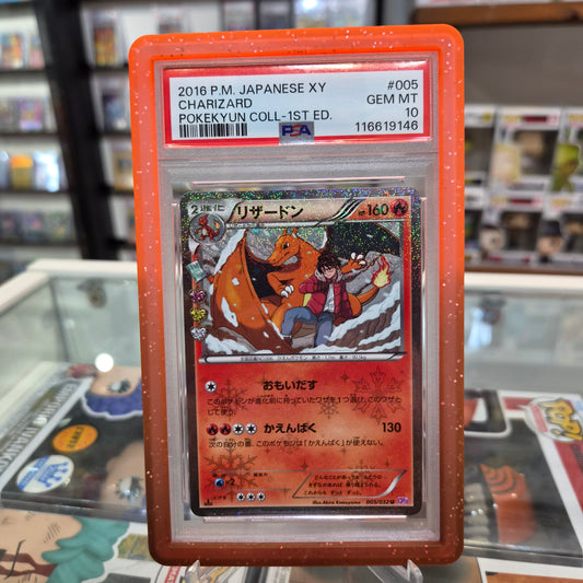 Pokemon TCG - 2016 Charizard Pokekyun Collection 1st Edition JP [PSA 10]