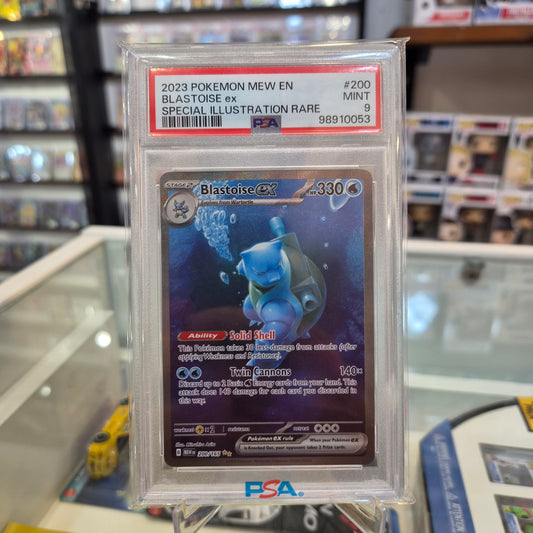 Pokemon TCG - 151 Blastoise ex SIR [PSA 9]