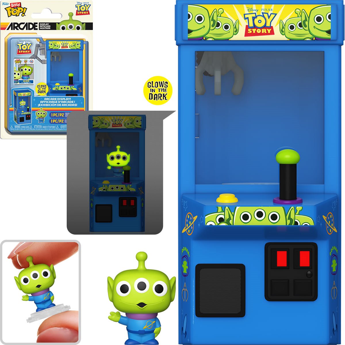 Toy Story - Bitty Pop Arcade Display [GITD]