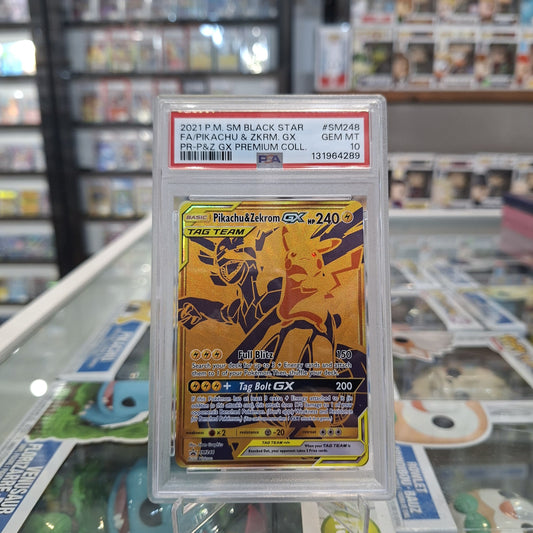 Pokemon TCG - FA Pikachu & Zekrom GX Promo [PSA 10]